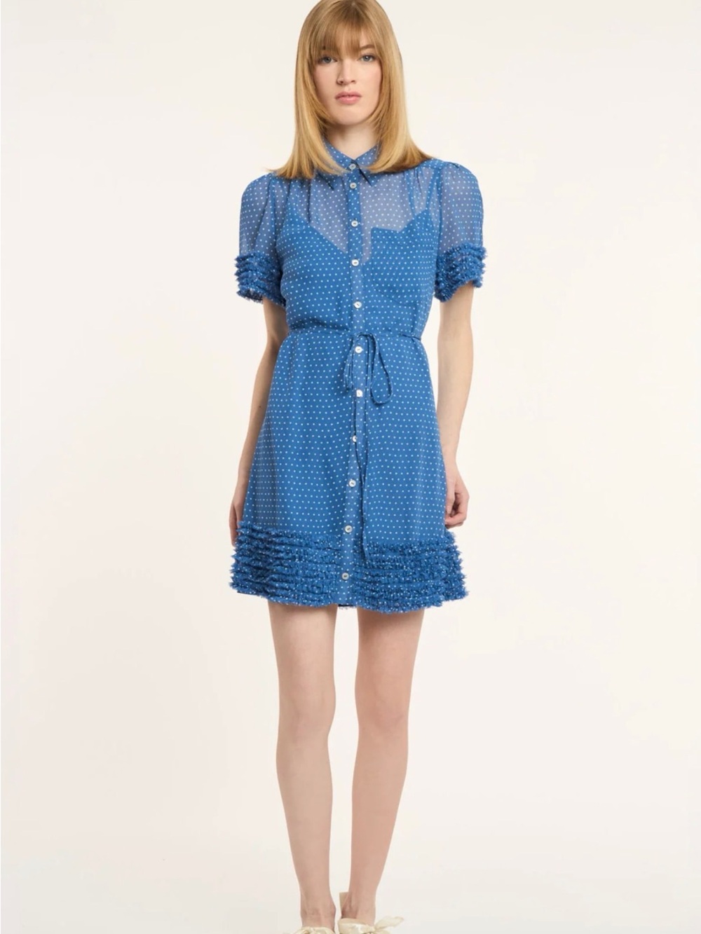 Cinq a Sept Pindot Galea Dress Size 10